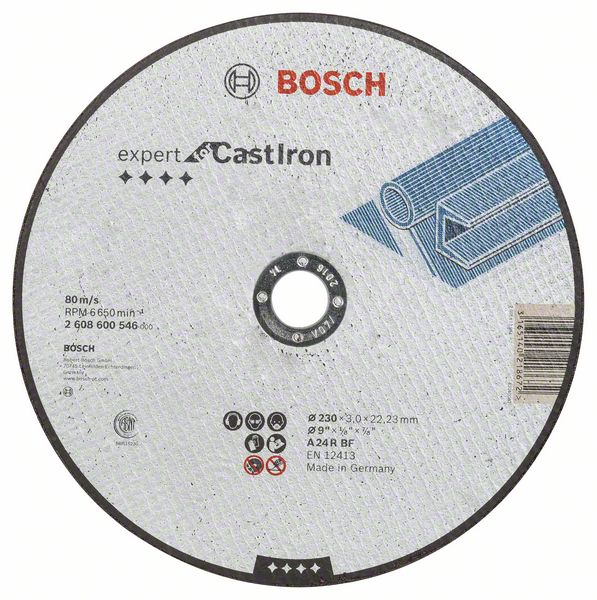 Rovný rezací kotouc Expert for Cast Iron AS 24 R, 230 mm, 3,0 mm