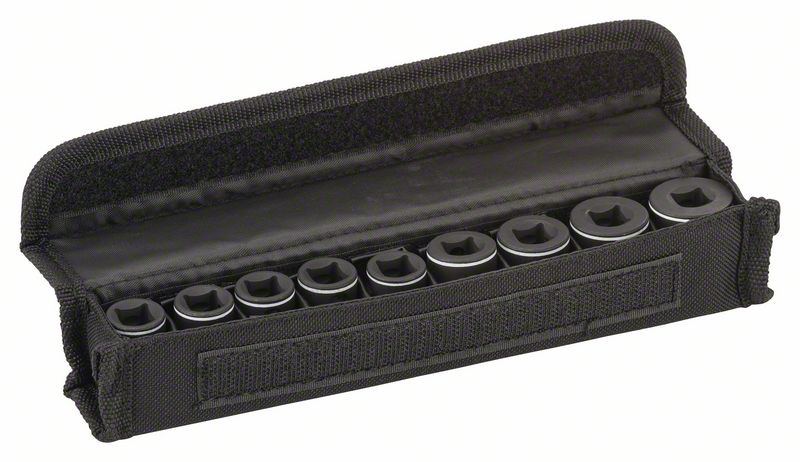 9-dílná souprava nástavcu s násuvnými klíci 30 mm; 7, 8, 10, 12, 13, 15, 16, 17, 19 mm