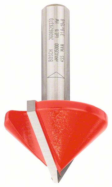 Frézy na drážky tvaru V 8 mm, D 31,8 mm, L 19 mm, G 51 mm, 90 °
