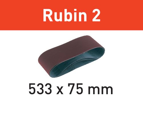 Brusný pás L533X 75-P150 RU2/10 Rubin 2