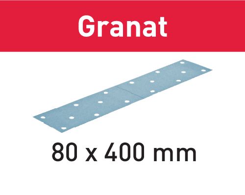Brusný pruh STF 80X400 P100 GR/50 Granat