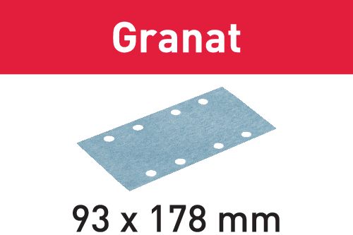 Brusný pruh STF 93X178 P100 GR/100 Granat