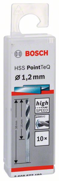 Šroubovitý vrták HSS PointTeQ 1,2 mm