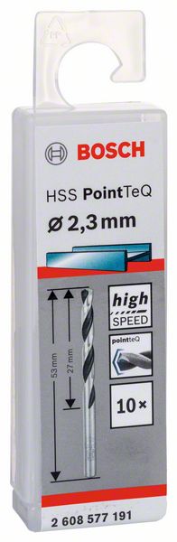 Šroubovitý vrták HSS PointTeQ 2,3 mm