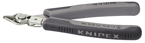 Klešte štípací bocní 125mm inox ESD Electronic SuperKnips / 7813125 ESD Knipex